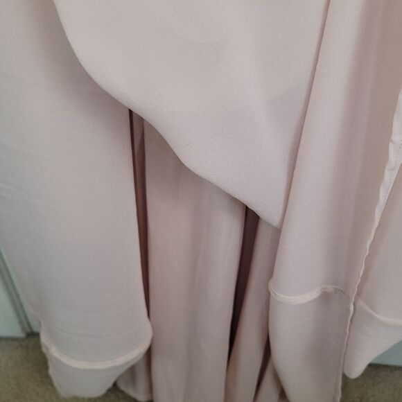 Lulus Nwt Meteoric Rise Blush Pink Maxi gown Dress small - Picture 7 of 12